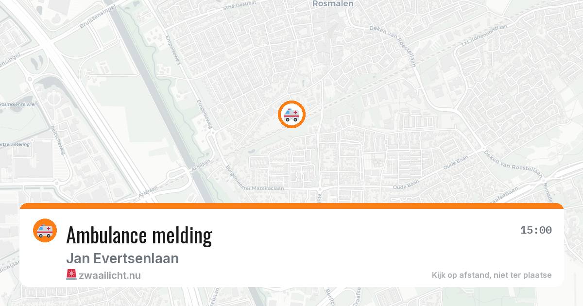 Ambulance melding — 10 feb 2026