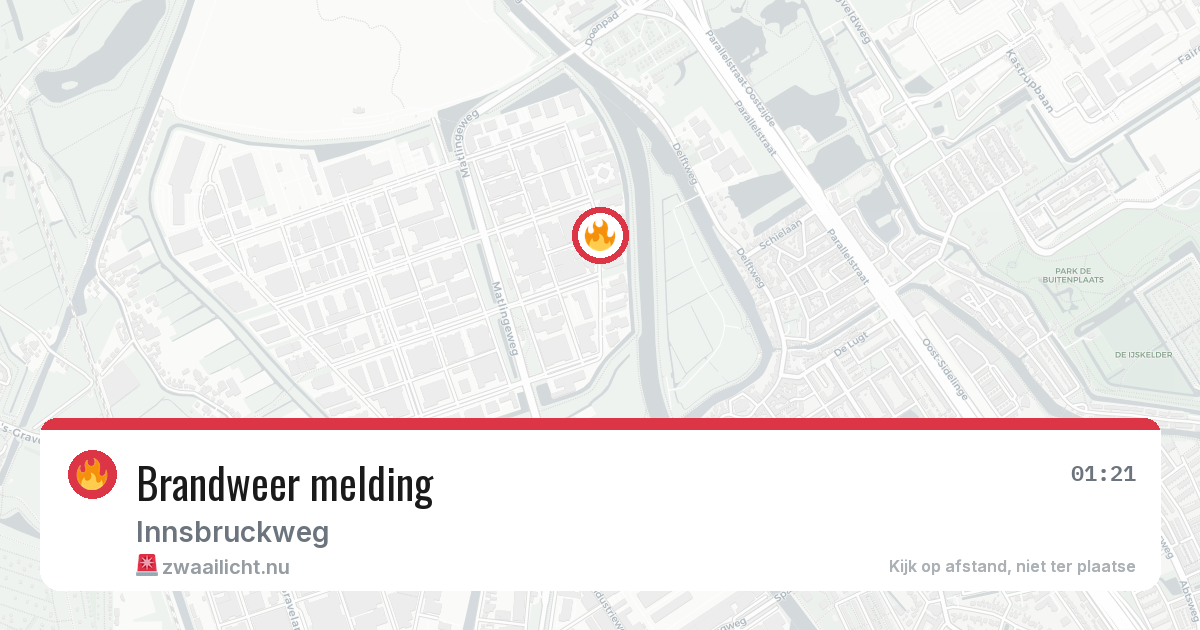Brandweer melding — 12 mrt 2026