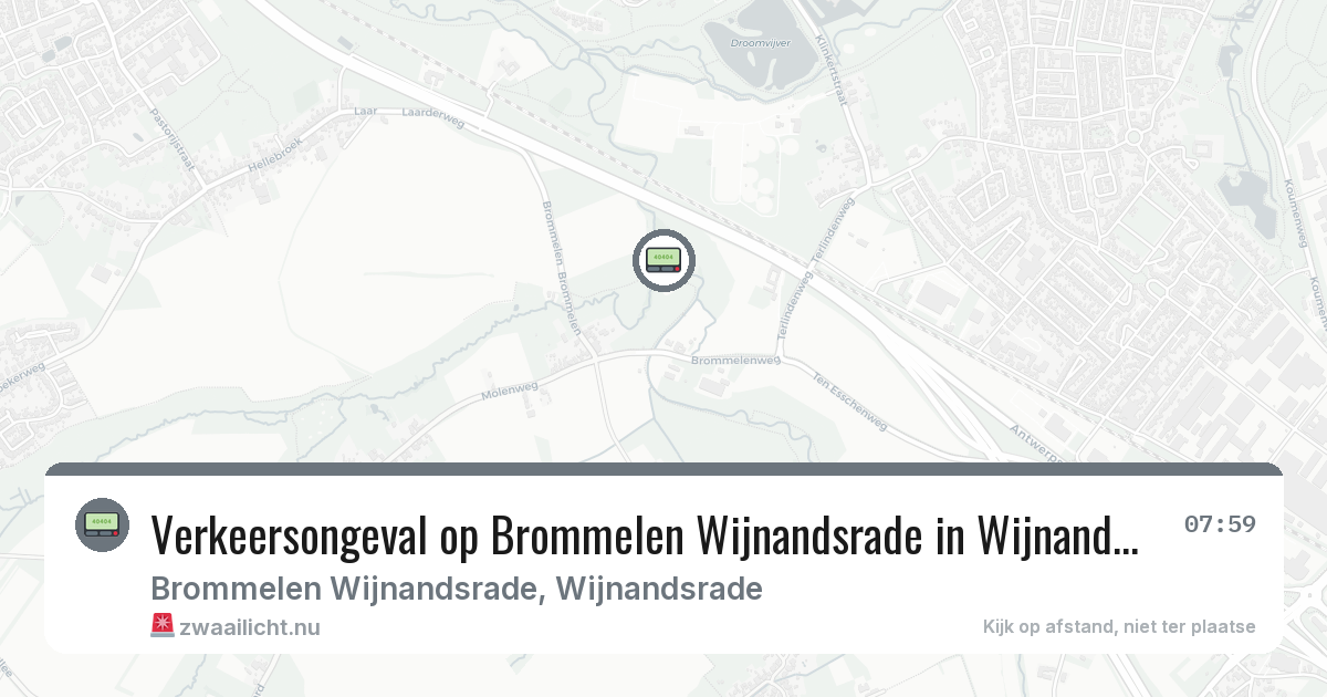 Verkeersongeval op Brommelen Wijnandsrade in Wijnandsrade — 9 mei 2026
