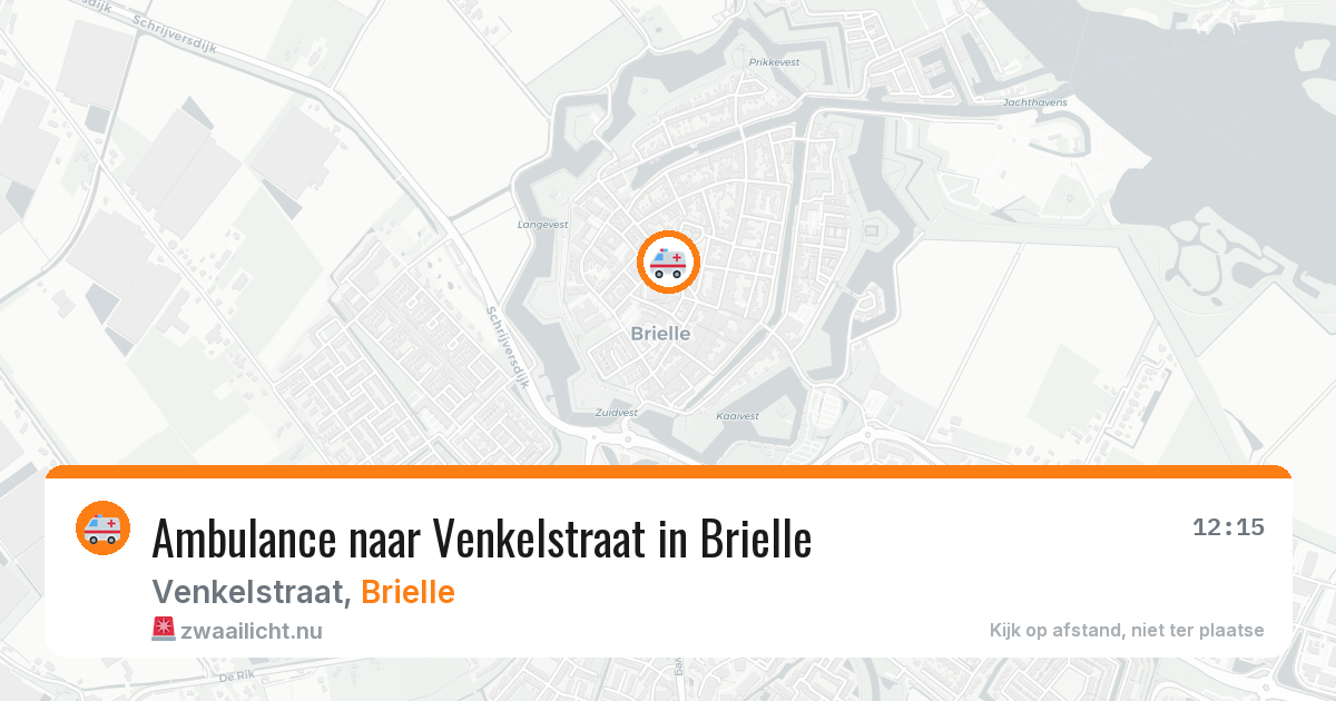 Ambulance naar Venkelstraat in Brielle — 26 jul 2026