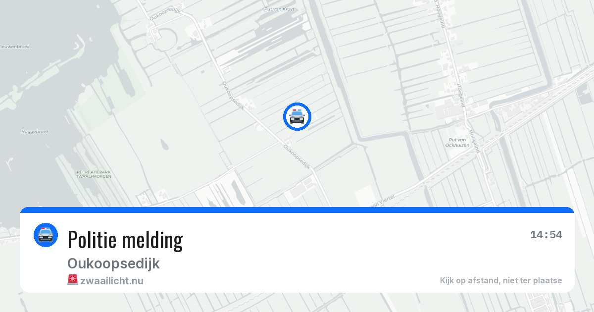 Politie melding — 15 jul 2026
