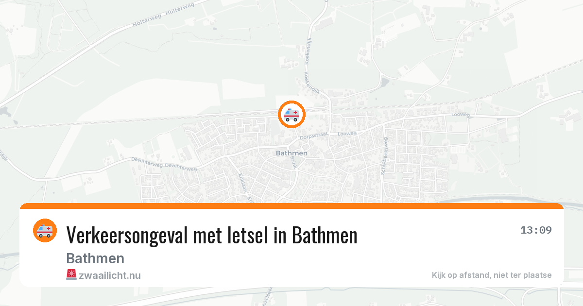 Verkeersongeval met letsel in Bathmen — 7 jun 2026