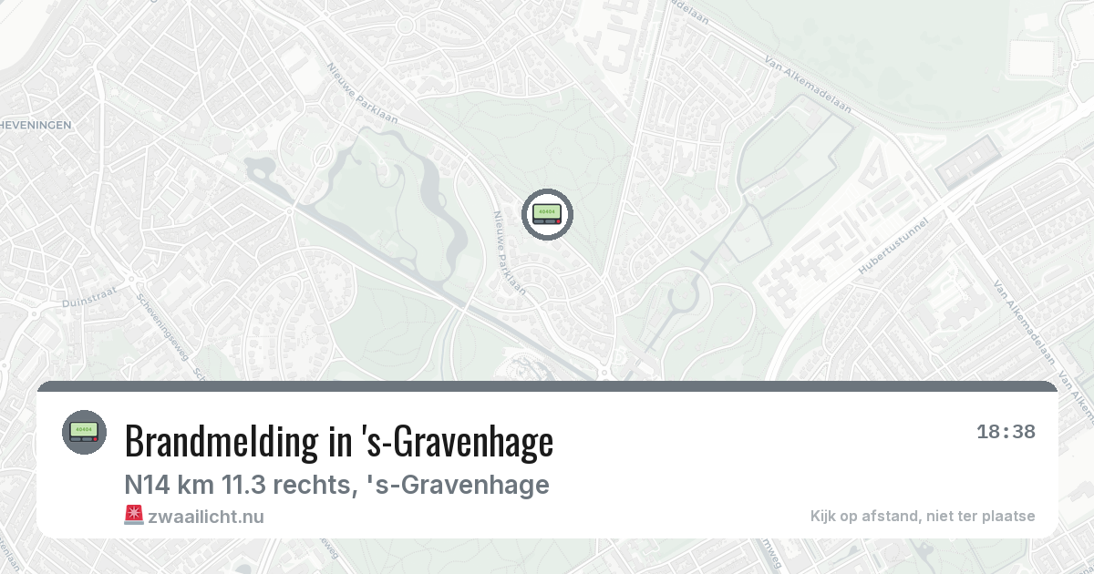 Brandmelding in 's-Gravenhage — 26 feb 2026