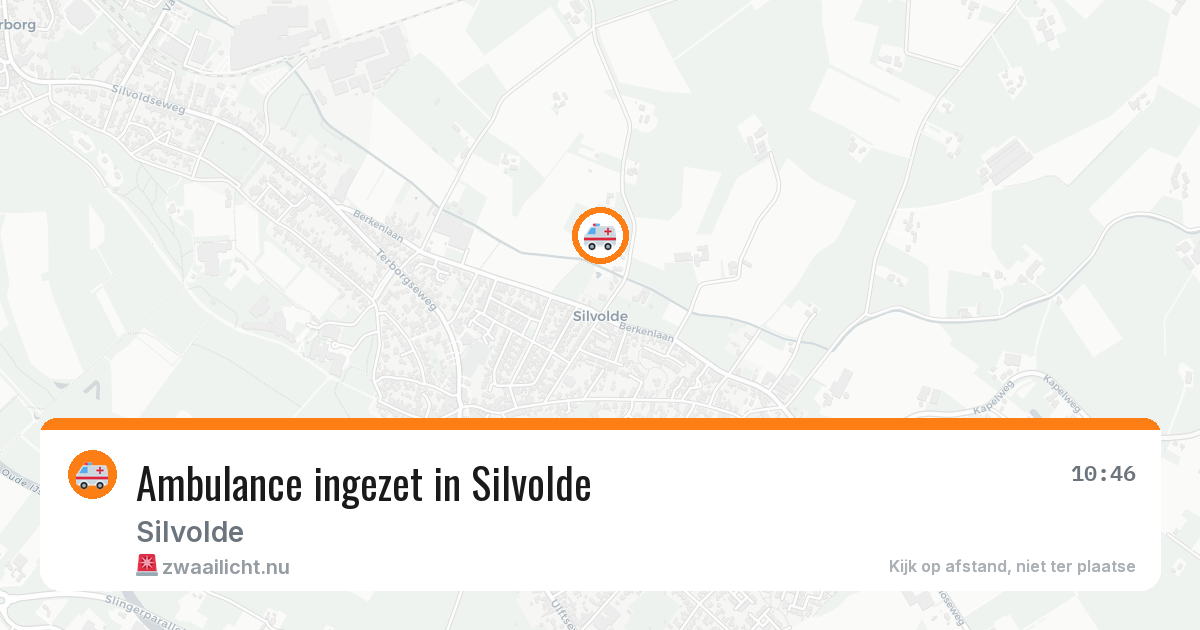 Ambulance ingezet in Silvolde — 25 jul 2026