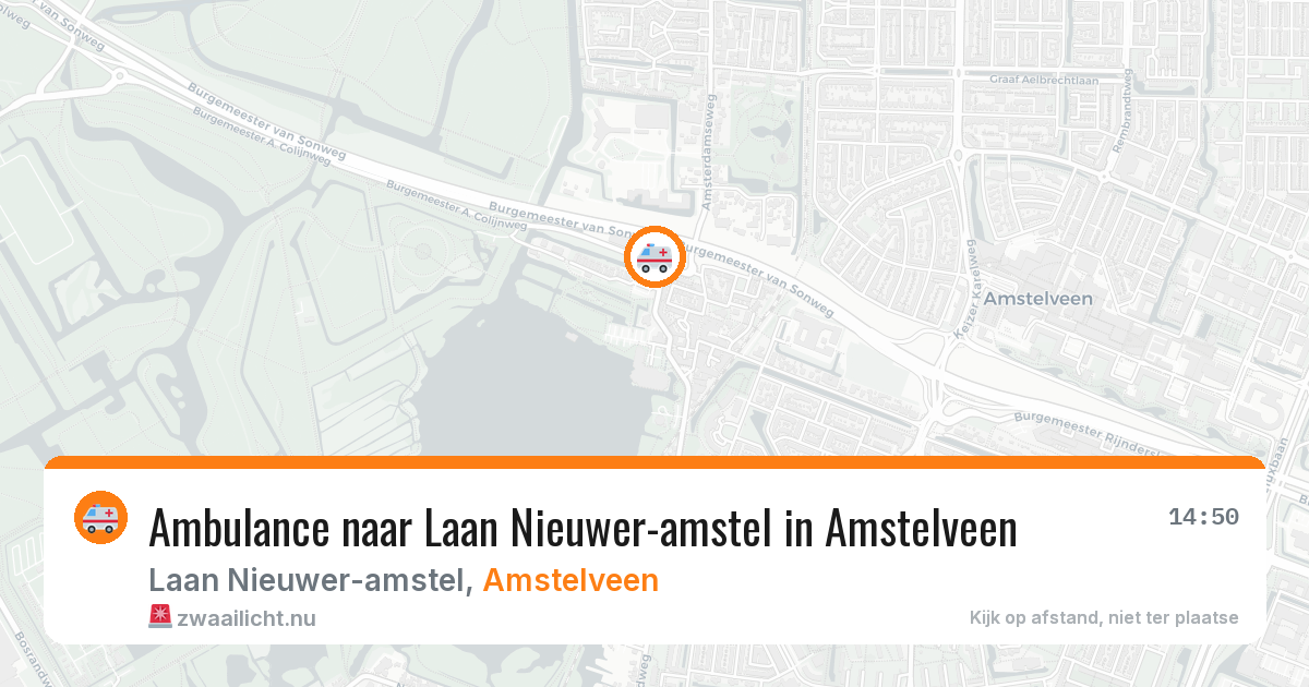 Ambulance naar Laan Nieuwer-amstel in Amstelveen — 15 jul 2026