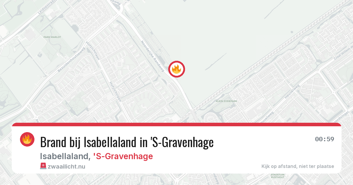 Brand bij Isabellaland in 'S-Gravenhage — 7 jun 2026