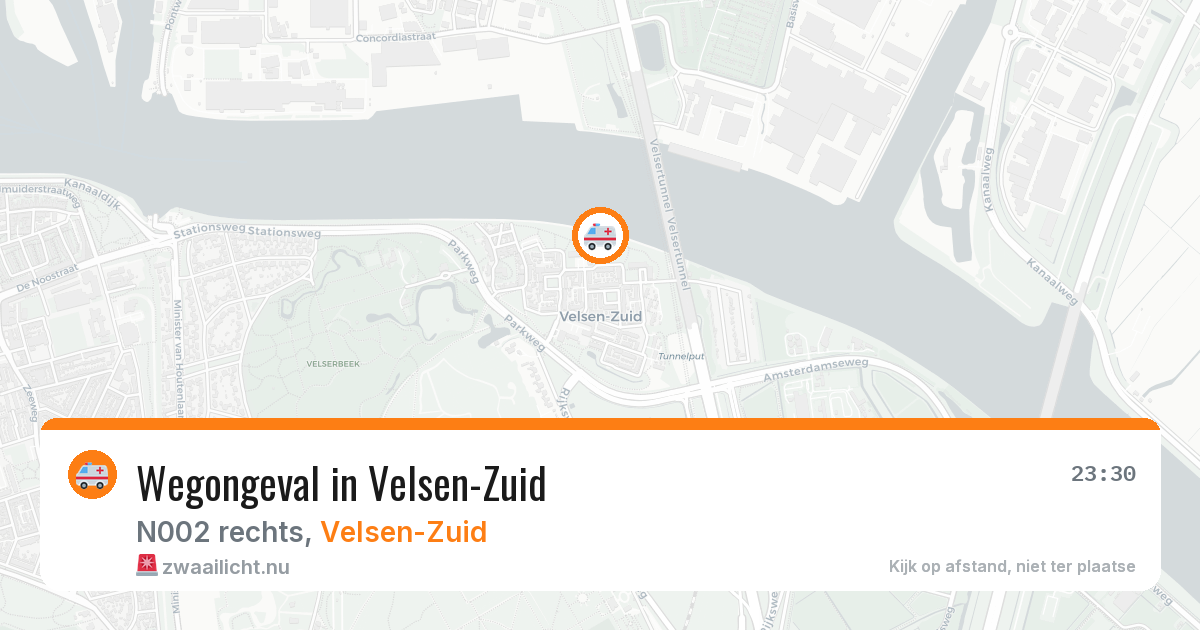 Wegongeval in Velsen-Zuid — 4 jun 2026