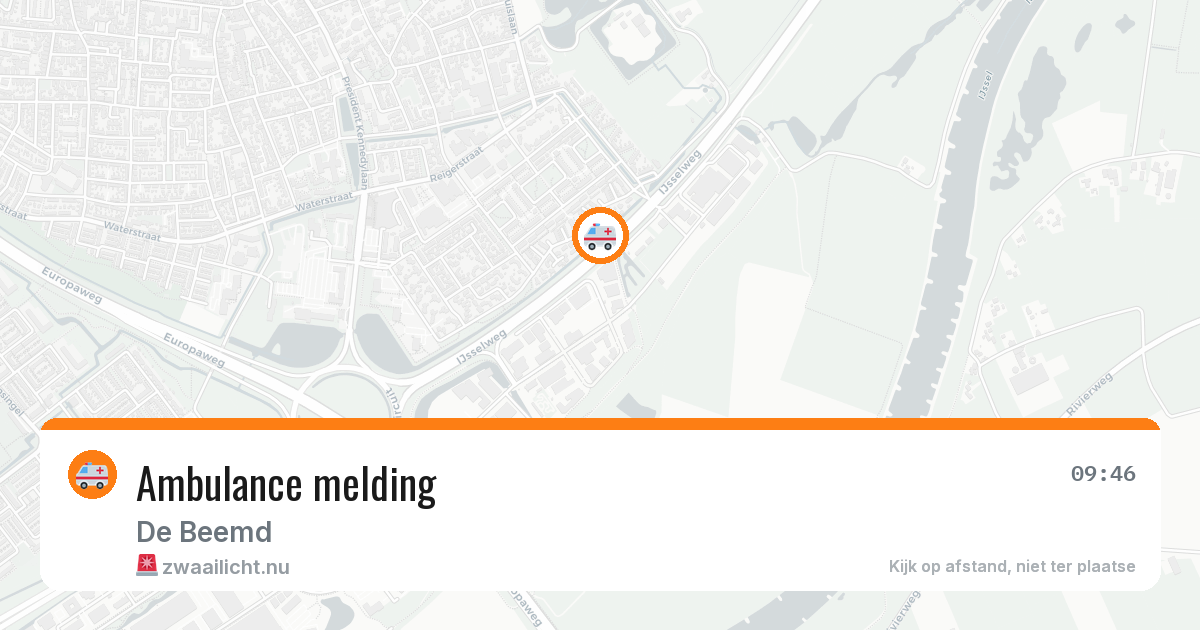 Ambulance melding — 16 feb 2026
