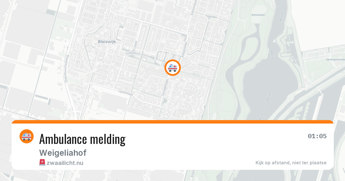Ambulance melding — 7 jun 2026