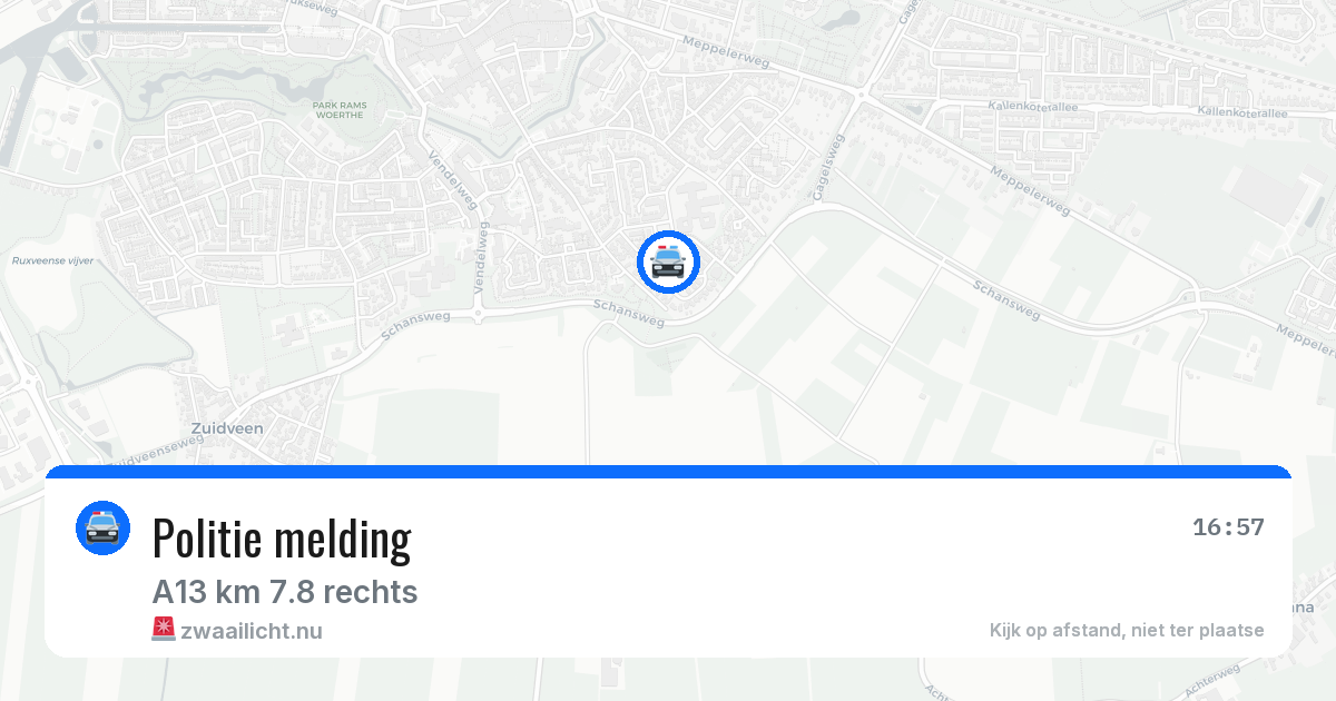 Politie melding — 25 mrt 2026