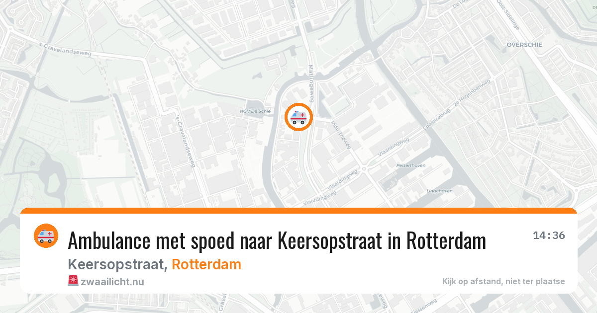 Ambulance met spoed naar Keersopstraat in Rotterdam — 31 mei 2026