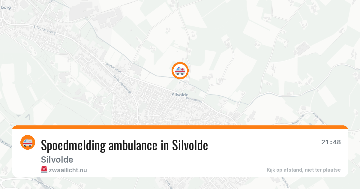 Spoedmelding ambulance in Silvolde — 22 jul 2026