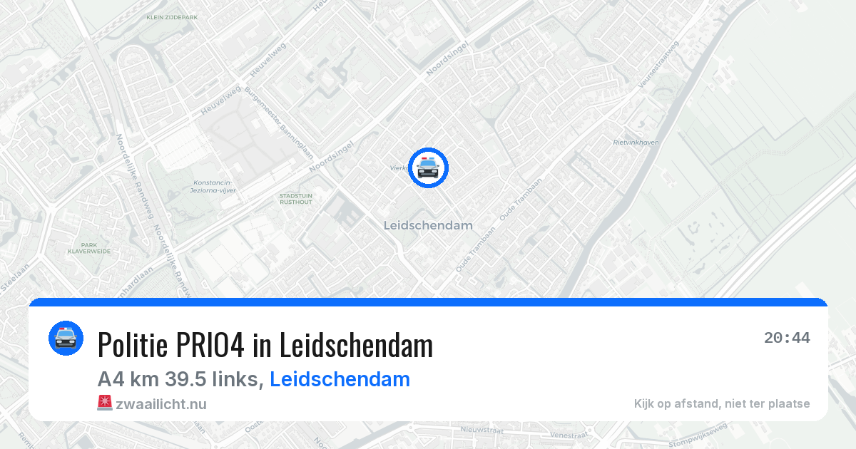 Politie PRIO4 in Leidschendam — 30 mei 2026 | 🚨 Zwaailicht.nu