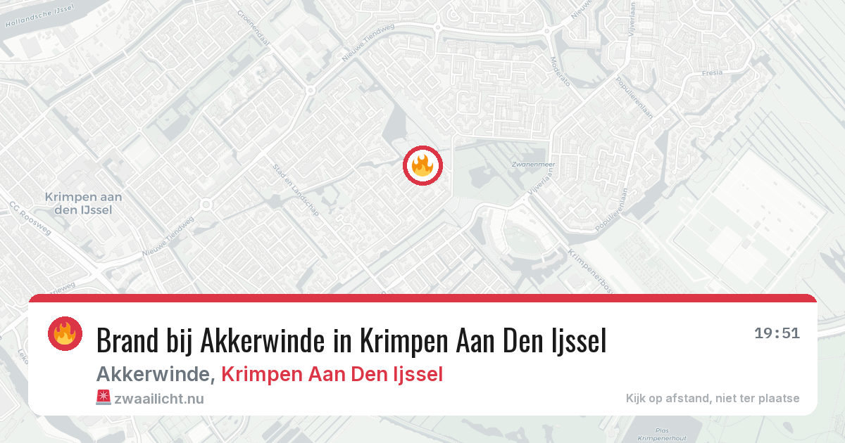 Brand bij Akkerwinde in Krimpen Aan Den Ijssel — 23 mei 2026