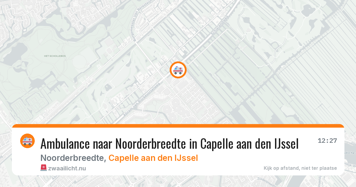 Ambulance naar Noorderbreedte in Capelle aan den IJssel — 26 mei 2026