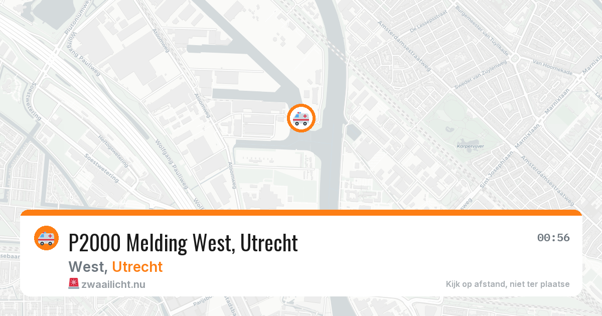 P2000 Melding West, Utrecht — 23 mei 2026