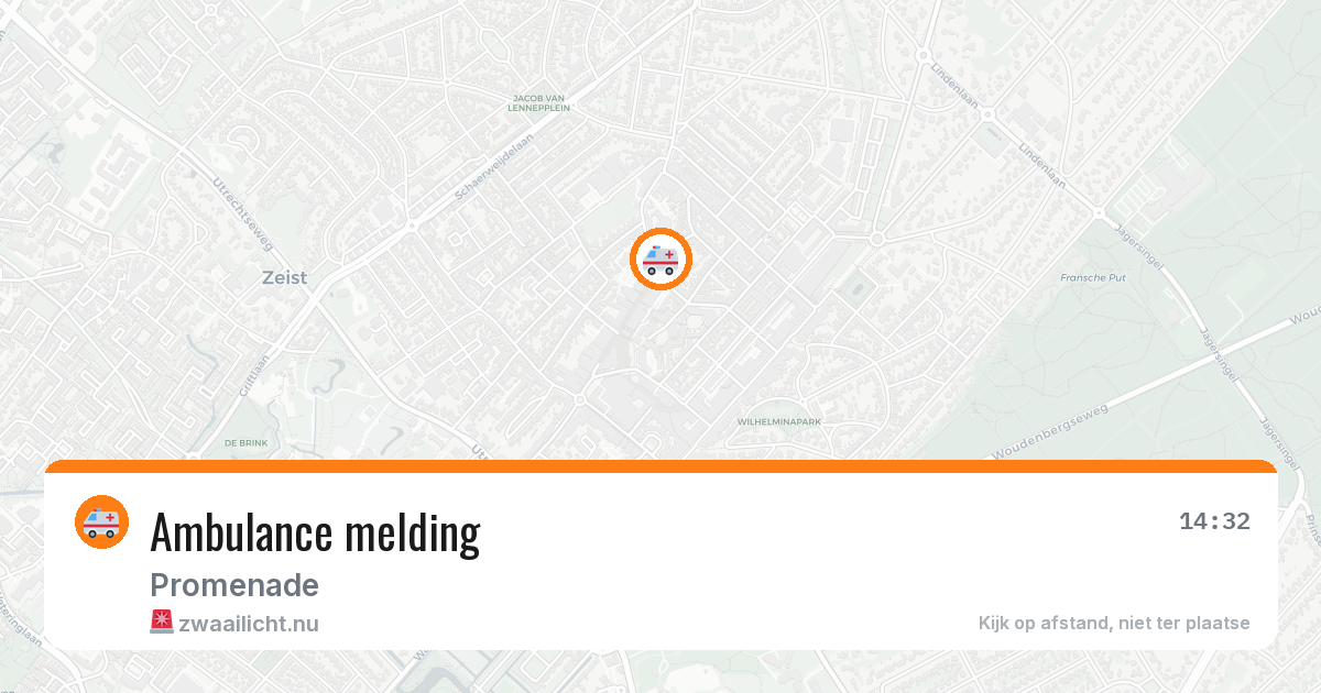 Ambulance melding — 20 mei 2026