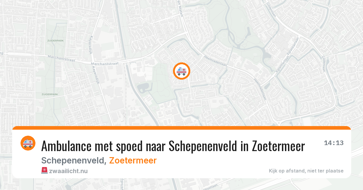 Ambulance met spoed naar Schepenenveld in Zoetermeer — 28 jan 2026
