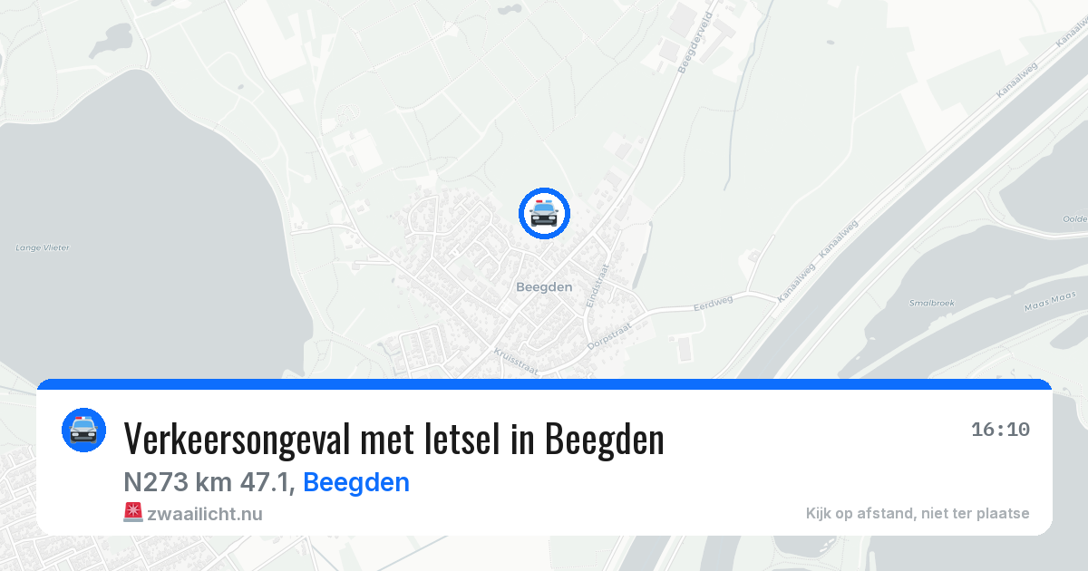 Verkeersongeval met letsel in Beegden — 4 mrt 2026