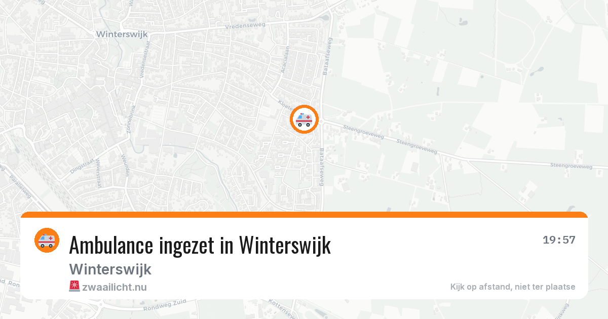 Ambulance ingezet in Winterswijk — 13 jul 2026