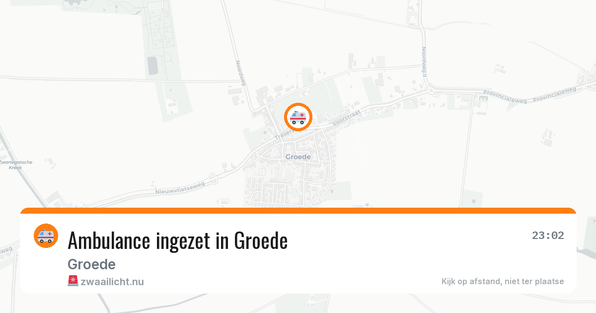 Ambulance ingezet in Groede — 19 jul 2026