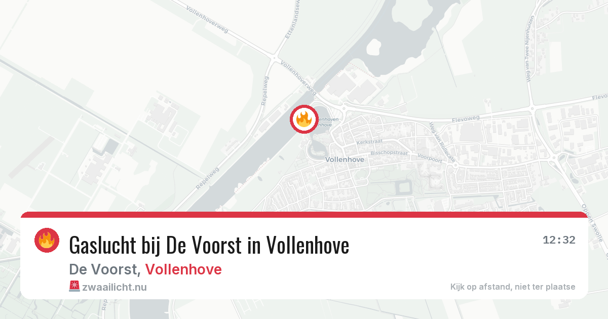 Gaslucht bij De Voorst in Vollenhove — 10 feb 2026