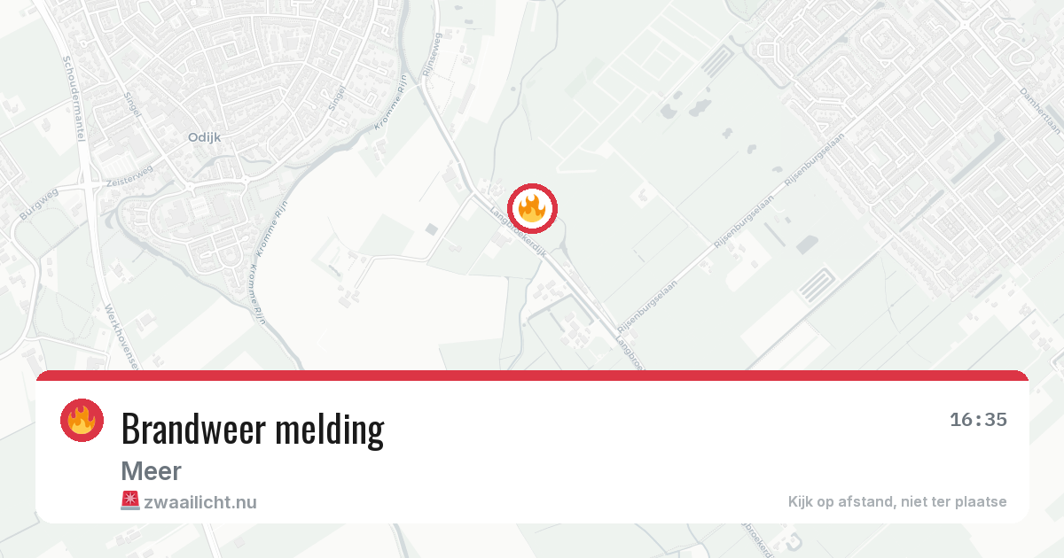 Brandweer melding — 24 mrt 2026