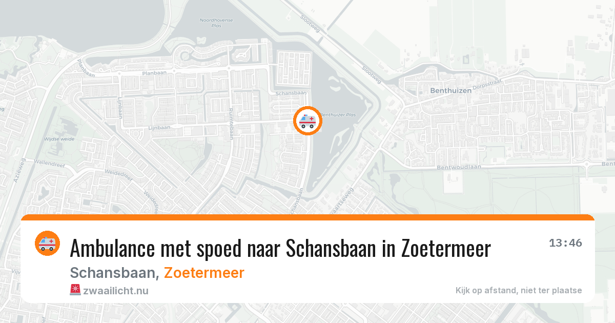 Ambulance met spoed naar Schansbaan in Zoetermeer — 12 feb 2026