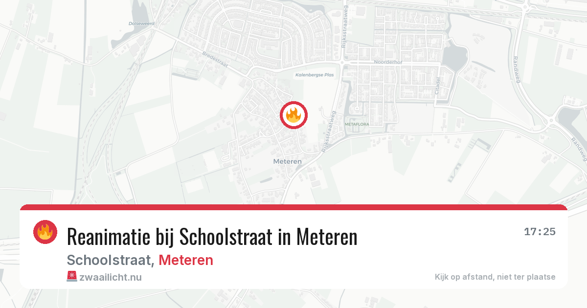 Reanimatie bij Schoolstraat in Meteren — 8 jun 2026