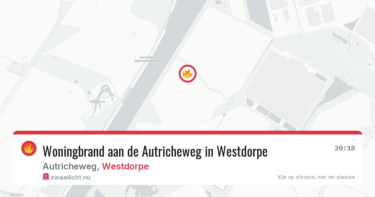 Woningbrand aan de Autricheweg in Westdorpe — 23 jul 2026