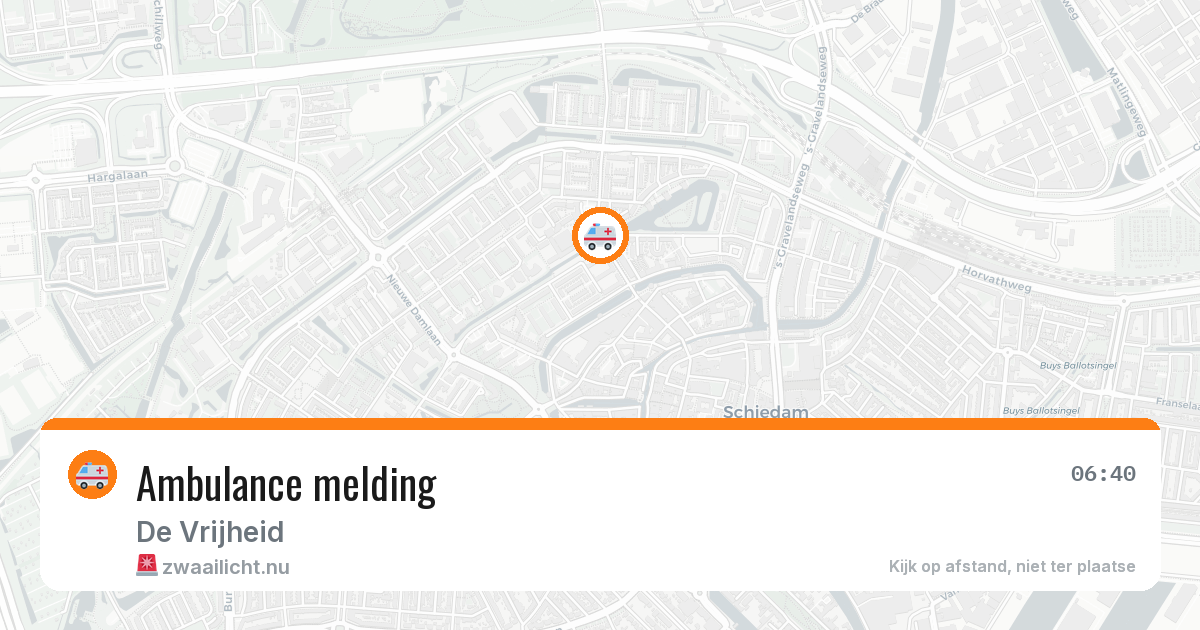 Ambulance melding — 23 apr 2026