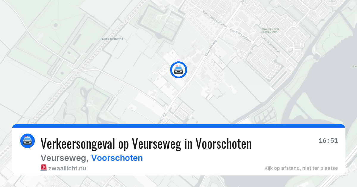 Verkeersongeval op Veurseweg in Voorschoten — 19 jul 2026