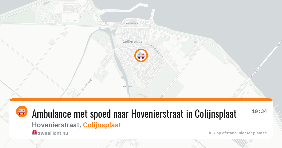Ambulance met spoed naar Hovenierstraat in Colijnsplaat — 5 feb 2026