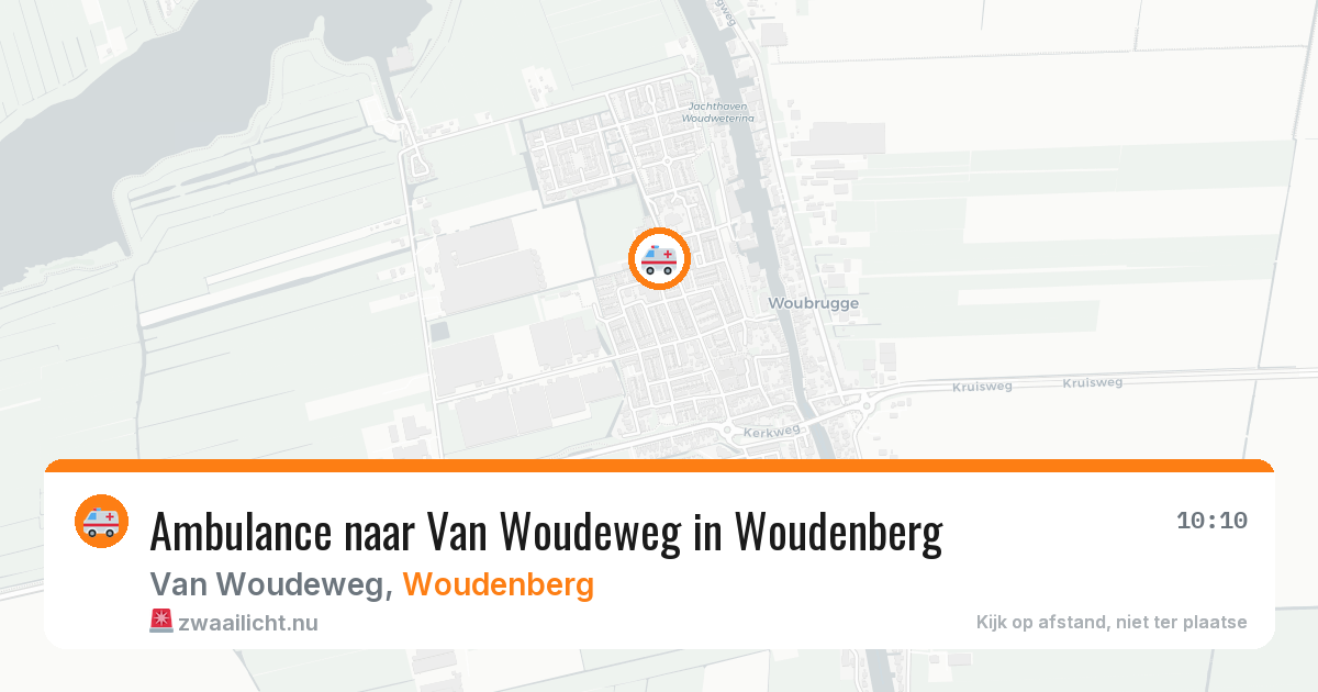 Ambulance naar Van Woudeweg in Woudenberg — 20 jul 2026