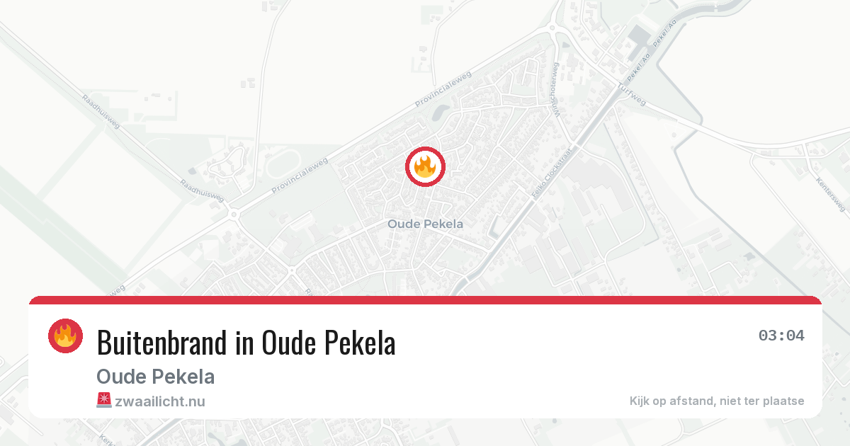 Buitenbrand in Oude Pekela — 2 mei 2026