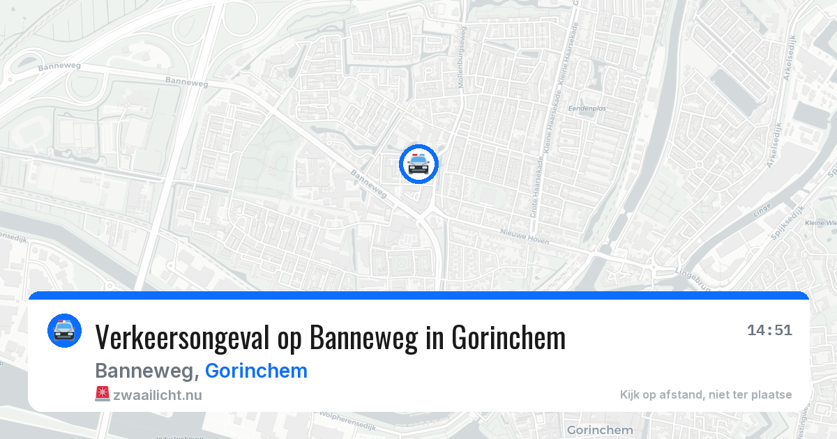 Verkeersongeval op Banneweg in Gorinchem — 4 jun 2026