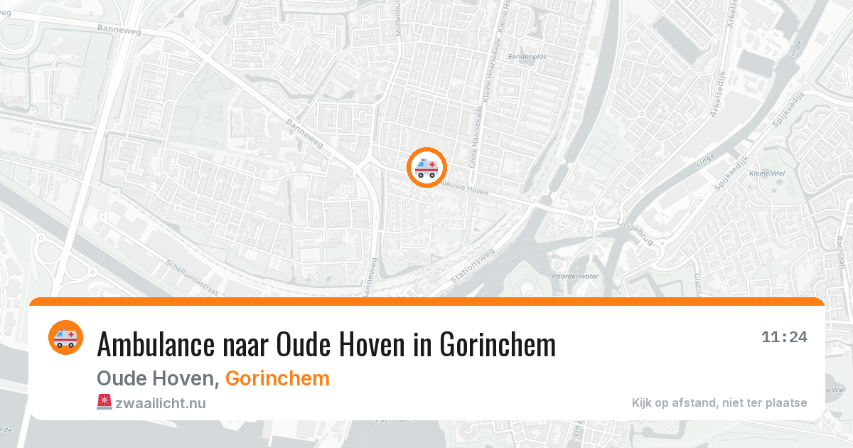 Ambulance naar Oude Hoven in Gorinchem — 19 mei 2026