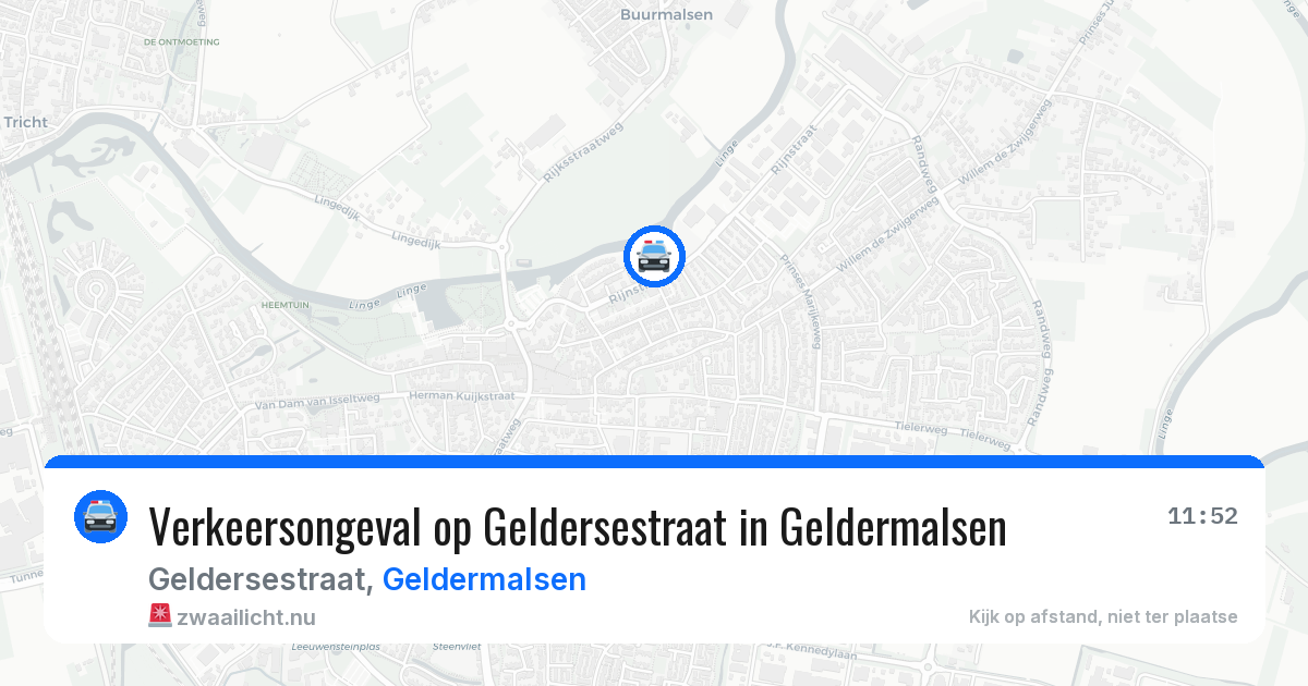 Verkeersongeval op Geldersestraat in Geldermalsen — 4 jun 2026