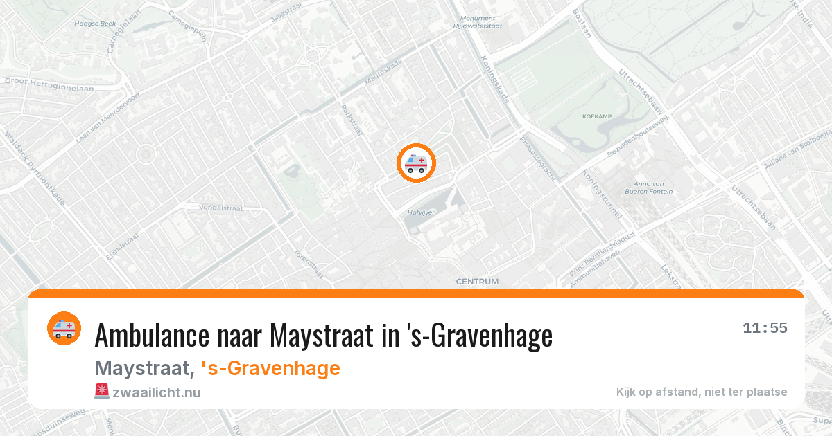 Ambulance naar Maystraat in 's-Gravenhage — 2 feb 2026