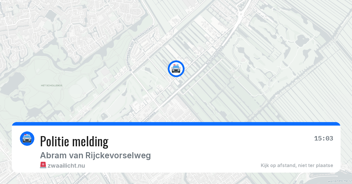 Politie melding — 26 apr 2026