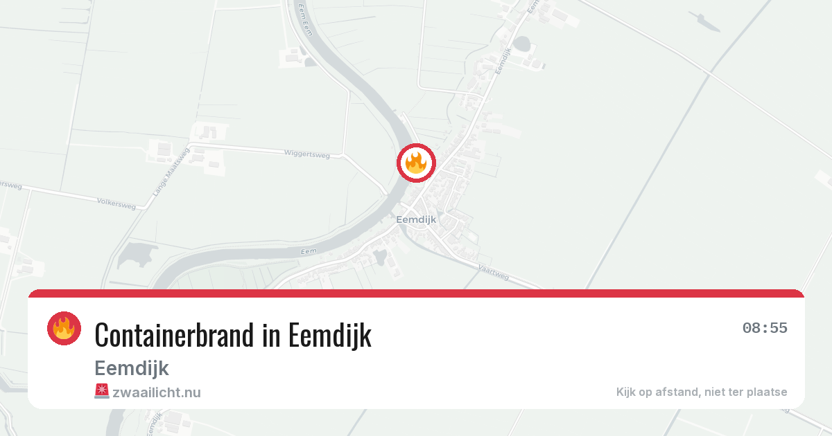 Containerbrand in Eemdijk — 27 mrt 2026