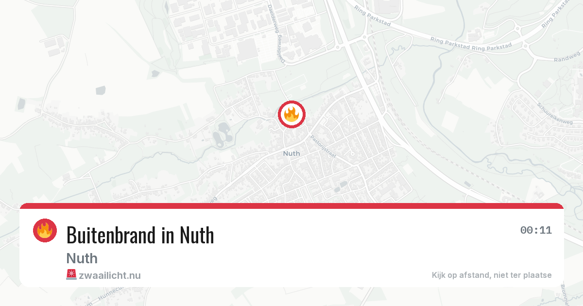 Buitenbrand in Nuth — 10 jul 2026