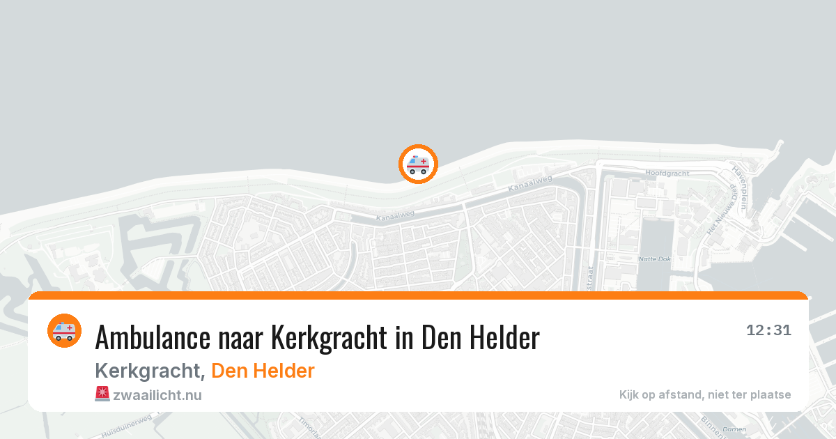 Ambulance naar Kerkgracht in Den Helder — 22 mei 2026