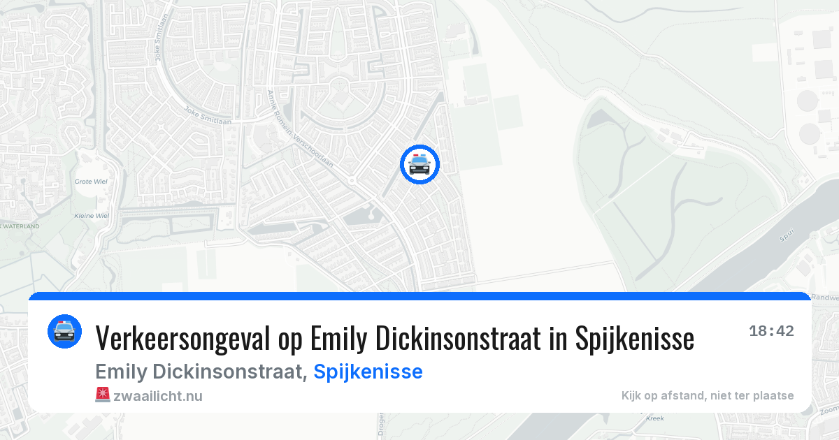 Verkeersongeval op Emily Dickinsonstraat in Spijkenisse — 2 jun 2026