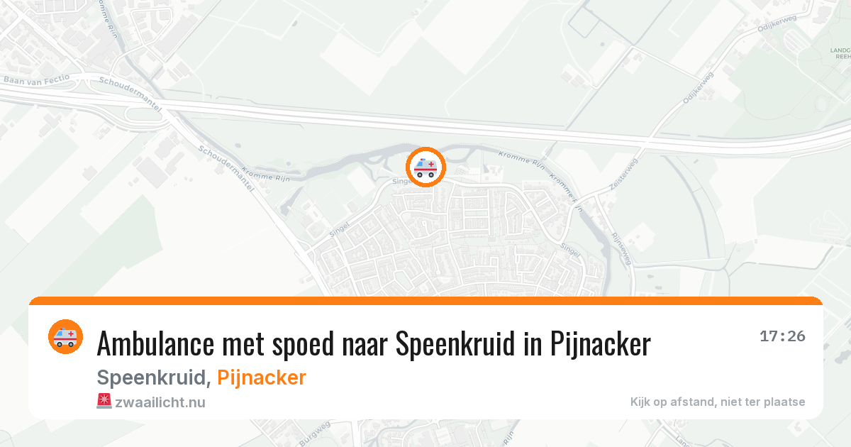 Ambulance met spoed naar Speenkruid in Pijnacker — 25 jan 2026