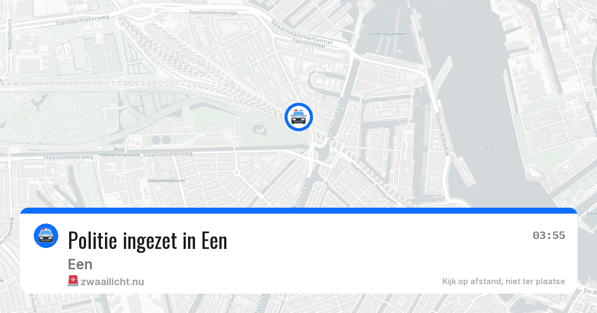 Politie ingezet in Een — 10 mei 2026 | 🚨 Zwaailicht.nu