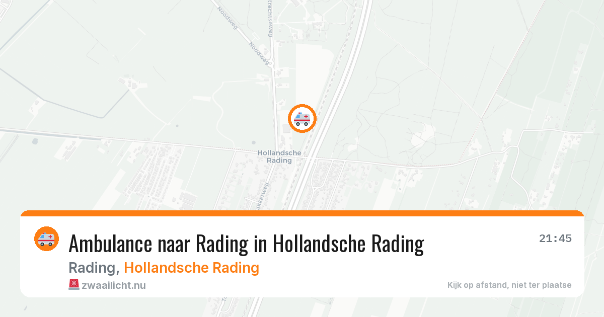 Ambulance naar Rading in Hollandsche Rading — 7 jun 2026