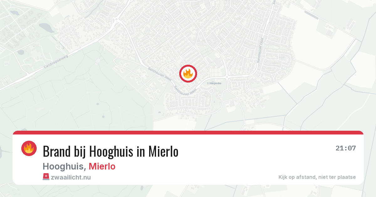 Brand bij Hooghuis in Mierlo — 24 mrt 2026