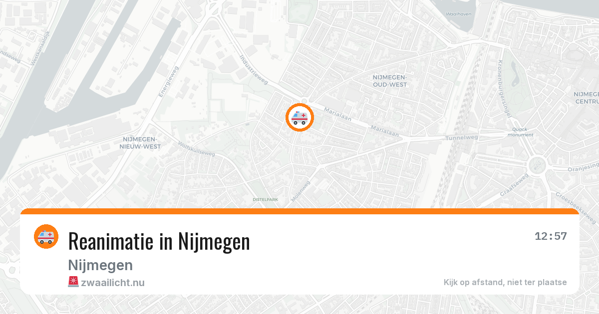 Reanimatie in Nijmegen — 26 mrt 2026