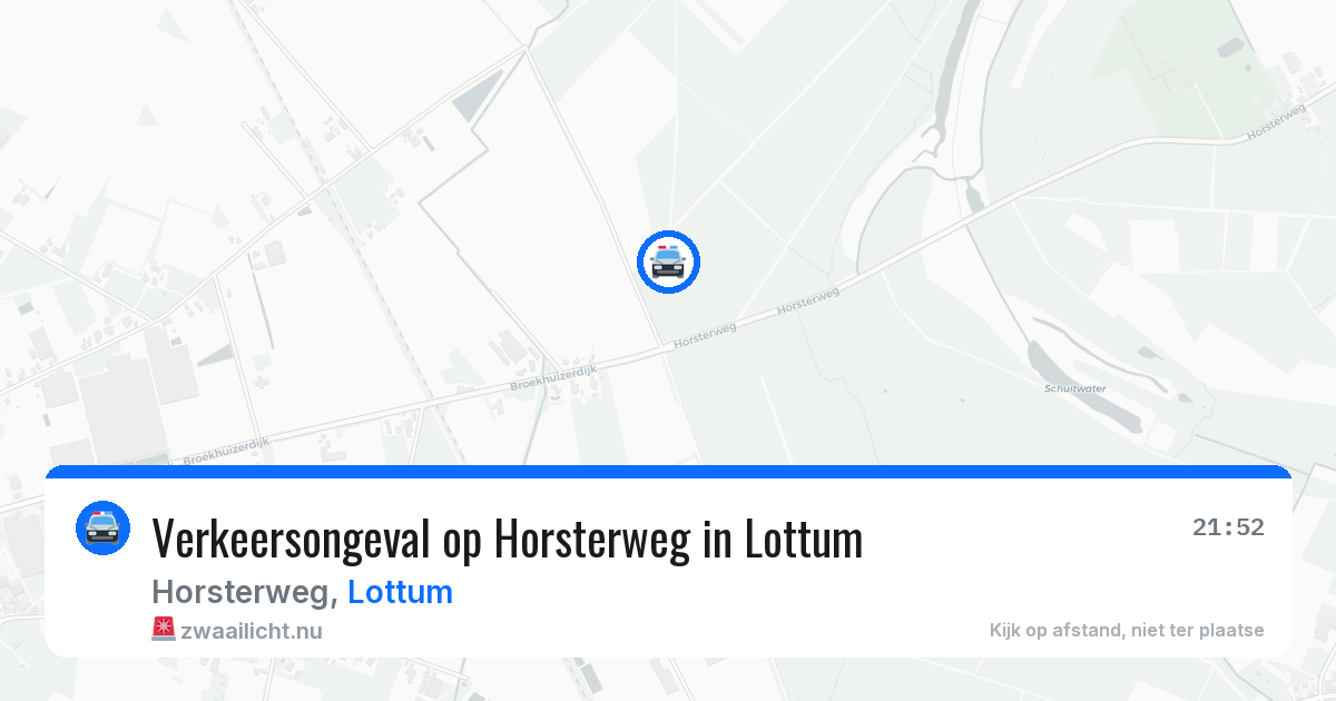 Verkeersongeval op Horsterweg in Lottum — 10 jul 2026